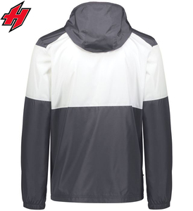 Chaqueta para correr para hombre personalizada al por mayor, nueva moda, capucha cortavientos de lona transpirable para pista de escalada, servicio OEM disponible - Product Image 4