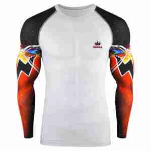 Los hombres usan Fitness Tight manga larga Rash Guard venta al por mayor excelente calidad adultos usan Rash Guard 2025 - Product Image 1