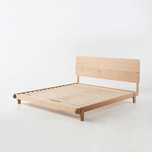 Cadre de lit en teck fait à la main élégant pour la collection de meubles de chambre à coucher contemporains - Product Image 2