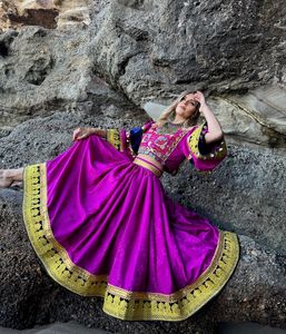 Afgano hecho a mano tradicional bordado mujeres Afghani terciopelo Tribal fiesta y vestido de novia tamaño personalizado vestidos de mujer a la venta 122 - Product Image 3