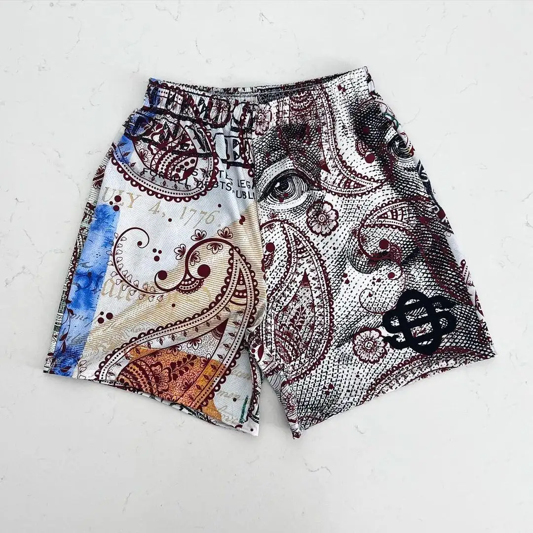 Iota sport Hip hop da uomo pantaloncini da ginnastica da uomo, shorts estivi taglie forti da uomo, shorts in rete personalizzati per uomo