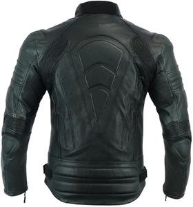 Últimos diseños Motocicleta Auto Racing Wear Motocross Chaqueta de moto de cuero genuino Venta caliente Chaqueta de cuero de moda de cuero - Product Image 2