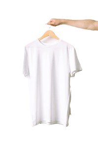 100% T-shirts en coton biologique pour hommes imprimé personnalisé avant lourd écologique grande taille 160GSM t-shirts unis surdimensionnés - Product Image 5