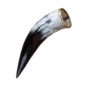 Corne à boire viking la plus vendue-fabriquée à la main et polie en Inde pour les reconstitutions historiques et les événements médiévaux - Product Image 1