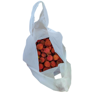 Sacs de transport en plastique recyclable de T-shirt de HDPE de logo fait sur commande avec l'impression d'héliogravure de tirette de catégorie comestible fabriquée au Vietnam fournisseur - Product Image 5