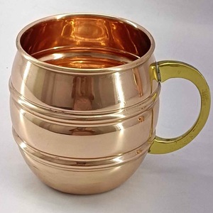 Premium <b>Copper</b> Moscow Mule Mug for Bulk Buyer, Wholesale Handmade Hammered Drinkware with Handle for <b>Bar</b>, Restaurant and Gift - Product Image 5