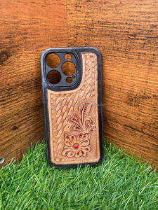 Nueva llegada elegante funda de teléfono de cuero con herramientas de mano personalizada Vintage de lujo de alta calidad teléfono 14 Pro/15 Pro fundas móviles - Product Image 4