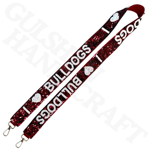 Kappa อัลฟาทีต้าเลื่อมหัวใจกระเป๋าลูกปัดสายคล้องทำด้วยมือสีดำและสีทองปรับได้กระเป๋าสายรัด sorority จิตวิญญาณและเกมวันแฟชั่น - Product Image 3