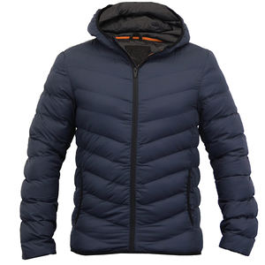 Customized <b>Men's</b> Warm Puffer Jacket Thicken Waterproof Winter <b>Coat</b> with Detachable <b>Hood</b> windbreaker puffy winter <b>coat</b> - Product Image 1