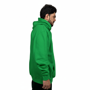 Sudadera con Capucha de Felpa para Hombre, 380 g/m², 100% Algodón, Transpirable, Corte Holgado, Color Sólido, Básica - Product Image 3