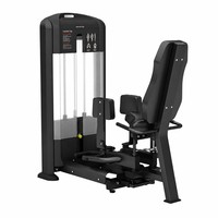 Máquina Comercial de Abducción y Aducción con Pila de Pesas de 70 kg, Equipo de Entrenamiento para Muslos Internos y Externos para Gimnasio