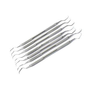 Juego de 7 piezas de curetas de acero inoxidable Juegos de curetas aprobados por la CE Herramientas de curetas de llegada caliente POR LOHAR Products & Co - Product Image 2