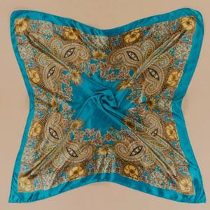 <b>Scarf</b> Cheap Pure organic cotton handmade square Customized best design digital print Designer Product Latest <b>scarves</b> - Product Image 5