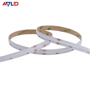 UL จดทะเบียน630ชิป LED แถบ RGB ควบคุมระยะไกลสีฝันหรี่แสงได้9วัตต์/เมตร10มม. กว้าง100มม. ตัดได้24V แถบไฟ LED - Product Image 1