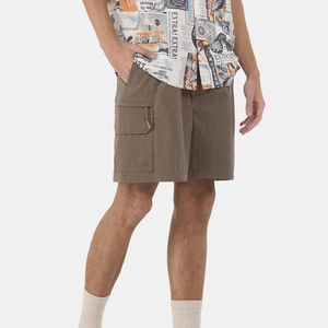 กางเกงขาสั้นผ้ายีนส์สำหรับผู้ชายกางเกงขาสั้นผ้าเดนิมซักเป็นกรดแนวสตรีทแวร์สำหรับฤดูร้อน - Product Image 4