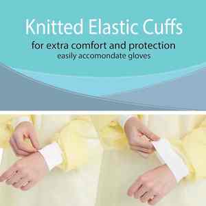 Robe médicale jetable à manches longues, respirante et imperméable, robe de protection pour hôpital, pour usage médical - Product Image 4