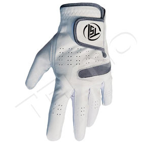 Premium Cabretta cuero duradero blanco GUANTES DE Golf adulto sensación cómoda todos los golfistas antideslizante agarre de La Palma ropa deportiva - Product Image 3