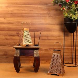 Metal Cutwork <b>T</b> <b>Light</b> <b>Candle</b> Holder for Home Room Decoration Festive Diwali Wedding Gifts Bulk Wholesale Export - Product Image 3