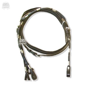 Vente en gros bride de cheval réglable en cuir avec logo personnalisé pour l'équitation - Product Image 5