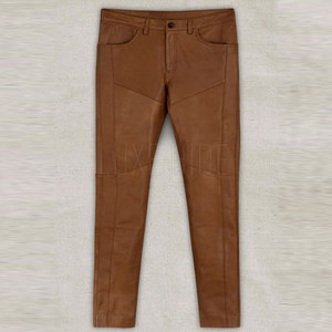 Pantalones de Cuero para Hombre de Último Diseño y Alta Calidad, Diseña Tu Propio Logotipo, Pantalones de Cuero para Hombre al por Mayor - Product Image 4
