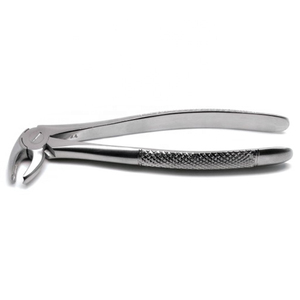 Juego de fórceps de extracción de dientes con patrón inglés Instrumentos dentales Molares izquierdos con fórceps de extracción de acero inoxidable - Product Image 3