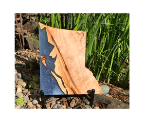 Cuisine en bois et résine rectangle écologique Hôtel Maison Planche à fromage en bois blocs Personnalisation Artisanat naturel - Product Image 2