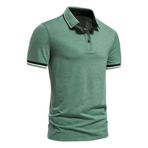 Polos à manches courtes vêtements pour hommes polos haut de gamme OEM de haute qualité personnalisé grande taille coton respirant haute rue chemise pour hommes - Product Image 3