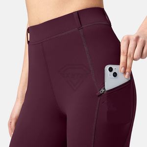 Pantalones de Equitación Estampados al por Mayor, Pantalones Jodhpur Elásticos en Cuatro Direcciones, Transpirables, de Cintura Alta, Leggings de Montar a Caballo para Mujer - Product Image 4