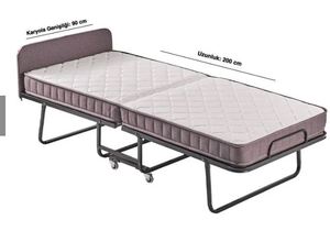 Ergonomic Hybrid <b>Foldable</b> Iron Bed Flexi Bed & Hybrid <b>Mattress</b> from Turkey for Bedroom Hotels Schools Dormitory from european - Product Image 5