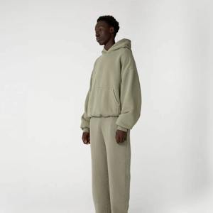 เสื้อฮู้ดผู้ชายแบบสวมหัวสำหรับฤดูหนาว ลายตัวอักษร กระเป๋าจิงโจ้ ผ้าฝ้าย 100% ป้องกันรอยยับ ระบายอากาศดี สวมใส่สบาย เหมาะสำหรับกิจกรรมกลางแจ้ง ออกกำลังกาย ทรงหลวม - Product Image 3