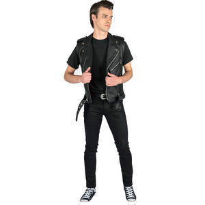 Gilet en cuir pour homme, fabrication sur mesure, prix de gros, qualité supérieure, respirant, matériau durable, gilet en cuir 2025 - Product Image 3