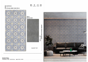 Mejor diseño Popular Interior 600X1200mm Azulejo de piso Azulejos de porcelana pulida resistente al desgaste - Product Image 3