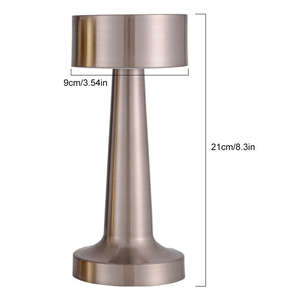 Lampe de table LED vintage décorative rétro avec capteur tactile, batterie rechargeable USB, veilleuse à température de couleur réglable - Product Image 4