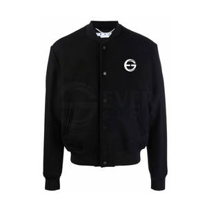 Chaqueta de Invierno Personalizada EVER GLOW para Hombre, Mangas Largas, Tela de Lana de Alta Calidad, Transpirable, Cuello Alto, Botones Cubiertos - Product Image 1