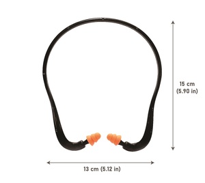Bouchons d'oreilles en silicone de qualité supérieure NRR 22dB, réutilisables, à réduction de bruit, pour le tir, le travail, la construction et la protection aquatique - Product Image 2