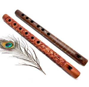 Bansuri flûte en bambou/flûte en bambou avec accessoires complets pour étudiant/professionnel flûte en bambou noir flûte instrument flûte adulte