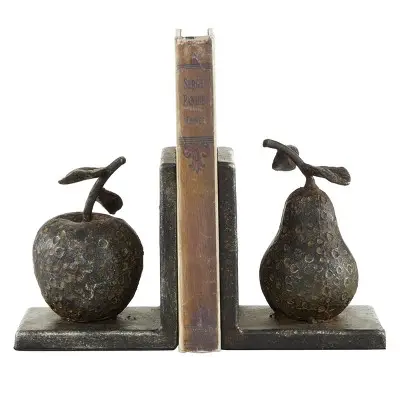 Bookend terlaris dengan desain baru desain bentuk buah dengan disesuaikan sesuai kebutuhan pembeli