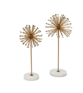 Flower Brass Design Crafts with Marble Base Crafts Top Quality Handicrafts Manufacture <b>Table</b> Decorative Item - Product Image 5