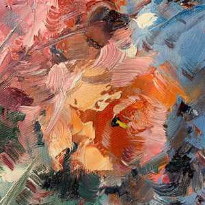 Dipinto a Olio di Fiori su Vaso 2024, Arte Murale 100% Dipinta a Mano su Tela di Lino - Product Image 4