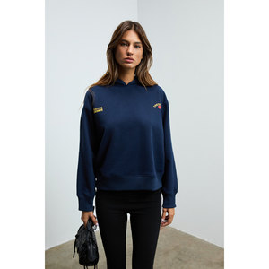 Sudadera con Capucha Estampada de Tela Suave para Mujer GRIMELANGE ISROP - Product Image 1
