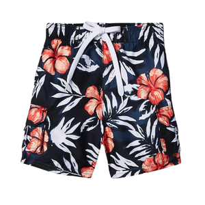 Short de plage à ceinture élastique de Style High Street séchage rapide confort maille Anti-rides Logo personnalisé fleur Sublimation impression - Product Image 5