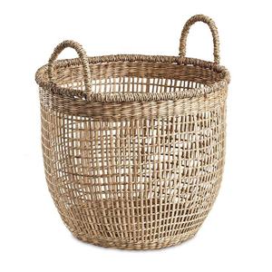 ตะกร้าเก็บน้ำผักตบชวาหญ้าทะเลตะกร้าสานสำหรับใส่อาหาร - Product Image 5