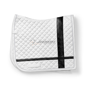 Almohadilla de sillín inglesa acolchada duradera, forro suave y transpirable que proporciona un soporte cómodo y protección para los caballos durante la equitación - Product Image 4