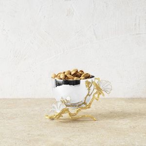 Tazón Decorativo de Metal Premium con Acabado Pulido y Detalles Intrincados, Apto para Decoración del Hogar Moderna o Tradicional - Product Image 5