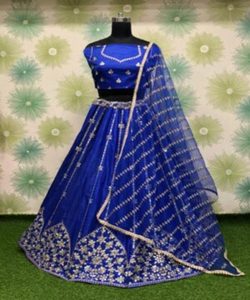 Grand Festive Wear Lehenga Choli: Magníficos diseños para con intrincado bordado Ethereal Ruffle Detailing Bandhgala - Product Image 5