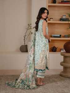 Césped Salwar Kameez mujeres indio pakistaní étnico fiesta desgaste Punjabi Patiala costura disponible venta al por mayor traje Pakistán Natural - Product Image 3