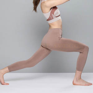 Mallas de gimnasio de talla grande para mujer, diseño personalizado, mallas de LICRA con cintura elástica, patrón sólido - Product Image 4