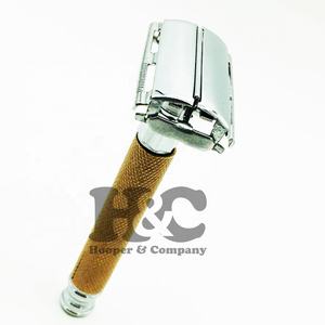 Maquinilla de Afeitar de Doble Filo para Hombre con Cuchillas Dobles de Acero Inoxidable Japonés - Uso en Barberías - Product Image 6