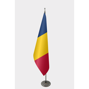 Drapeau d'intérieur personnalisé en aluminium avec impression numérique - Options en coton satiné, plastique ou polyester - Product Image 1