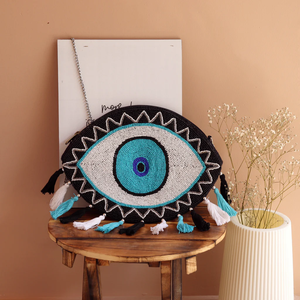 Beaux porte-monnaie perlés faits à la main-Sacs fourre-tout brodés perlés en gros uniques et abordables par glowin fashion - Product Image 3